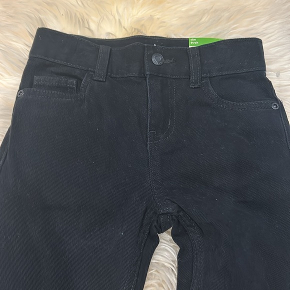 Steel & Jay Blue Dress Button Down Half-Sleeve Shirt & George Black Slim Jeans - Picture 6 of 8